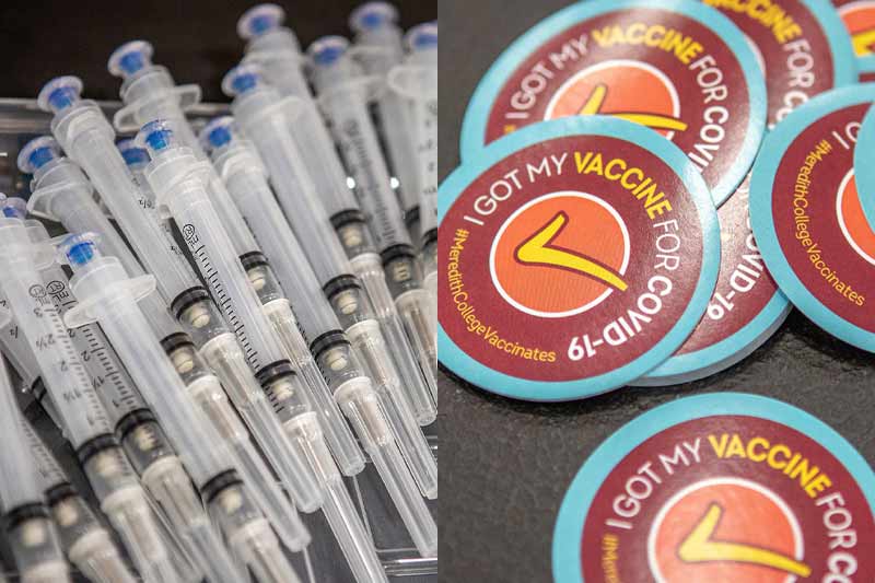 Vaccines and "I got my Vaccine for COVID-19" stickers