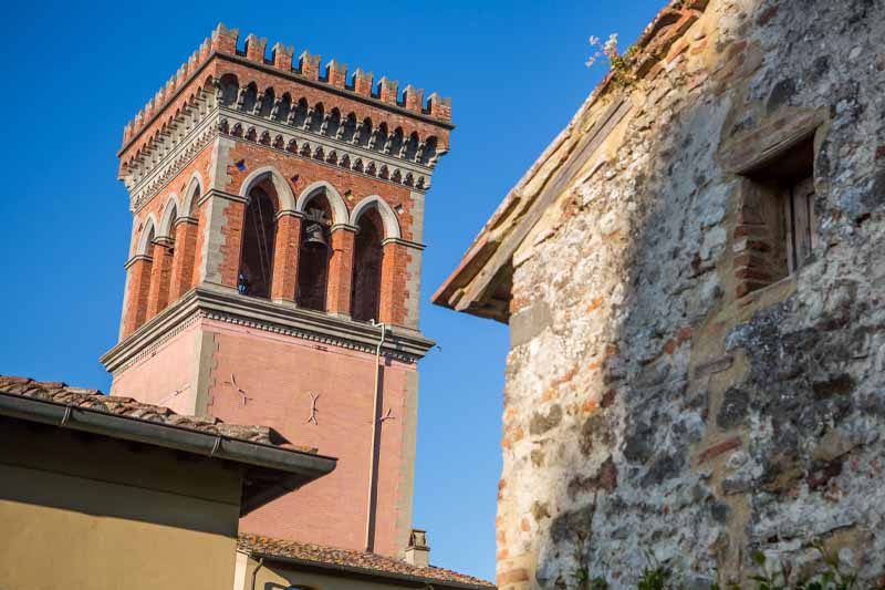An Italian clocktower.