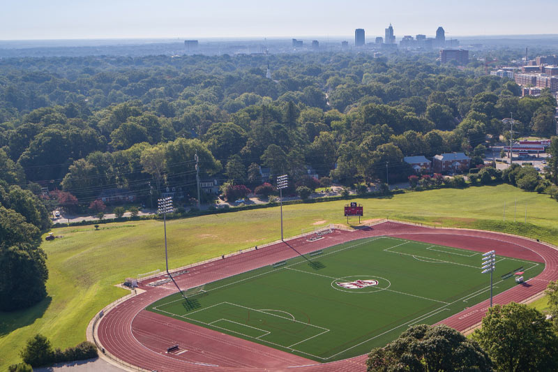 The Meredith athletic fields.