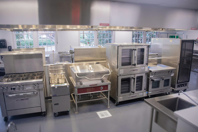 Upgraded food lab kitchen with brand new appliances and state of the art tools.