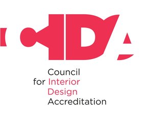 Council for Interior Design Accreditation logo.
