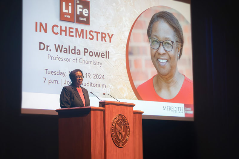 Faculty Distinguished Lecture Focuses on Chemistry’s Impact on Our Lives